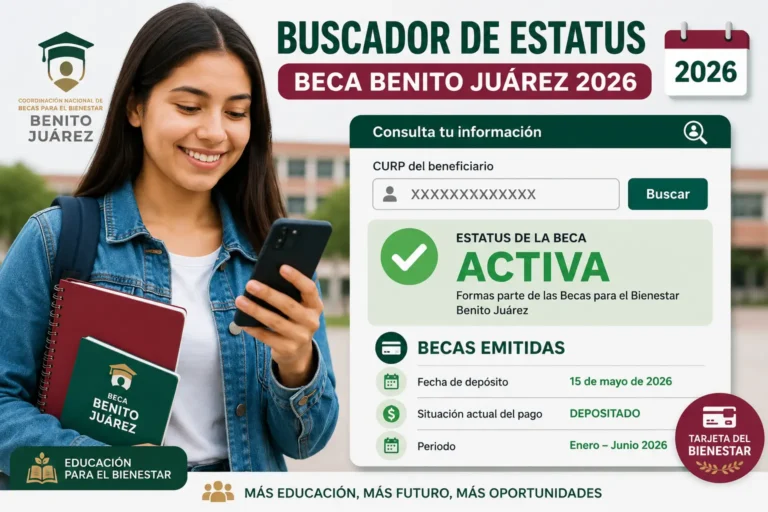 Buscador de Estatus de la Beca Benito Juárez 2026