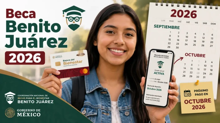¿Cuándo depositan la Beca Benito Juárez 2026? Fechas de pago y cómo consultar 1 Beca Benito Juárez 2026 y fecha de depósito