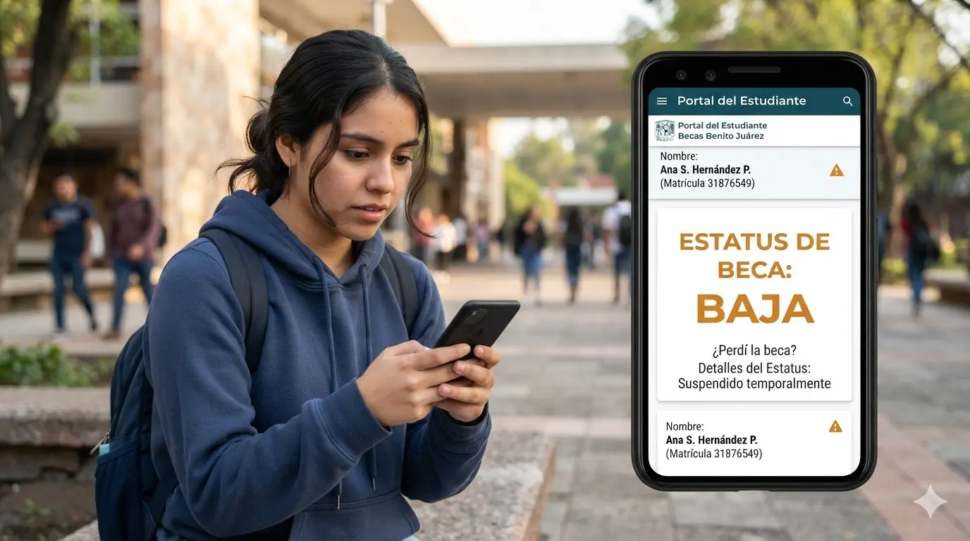 Estatus Baja en la Beca Benito Juárez 2026